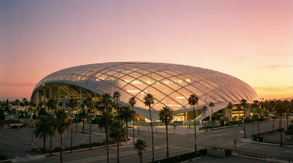 SoFi Stadium in Los Angeles, WK 2026-stadion voor België tegen Iran